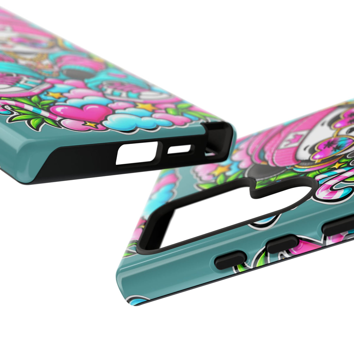 Cute Panda Phone Case Glam Panda Tropical Design
