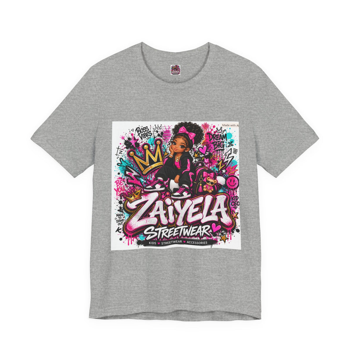 Zaiyela Streetwear Graffiti Tee