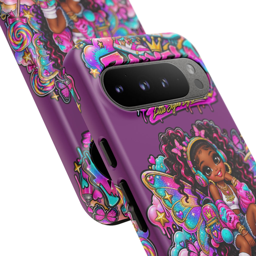 Cute Afro Rainbow Fairy Phone Case Fairy Streetwear Princess Protective Cover