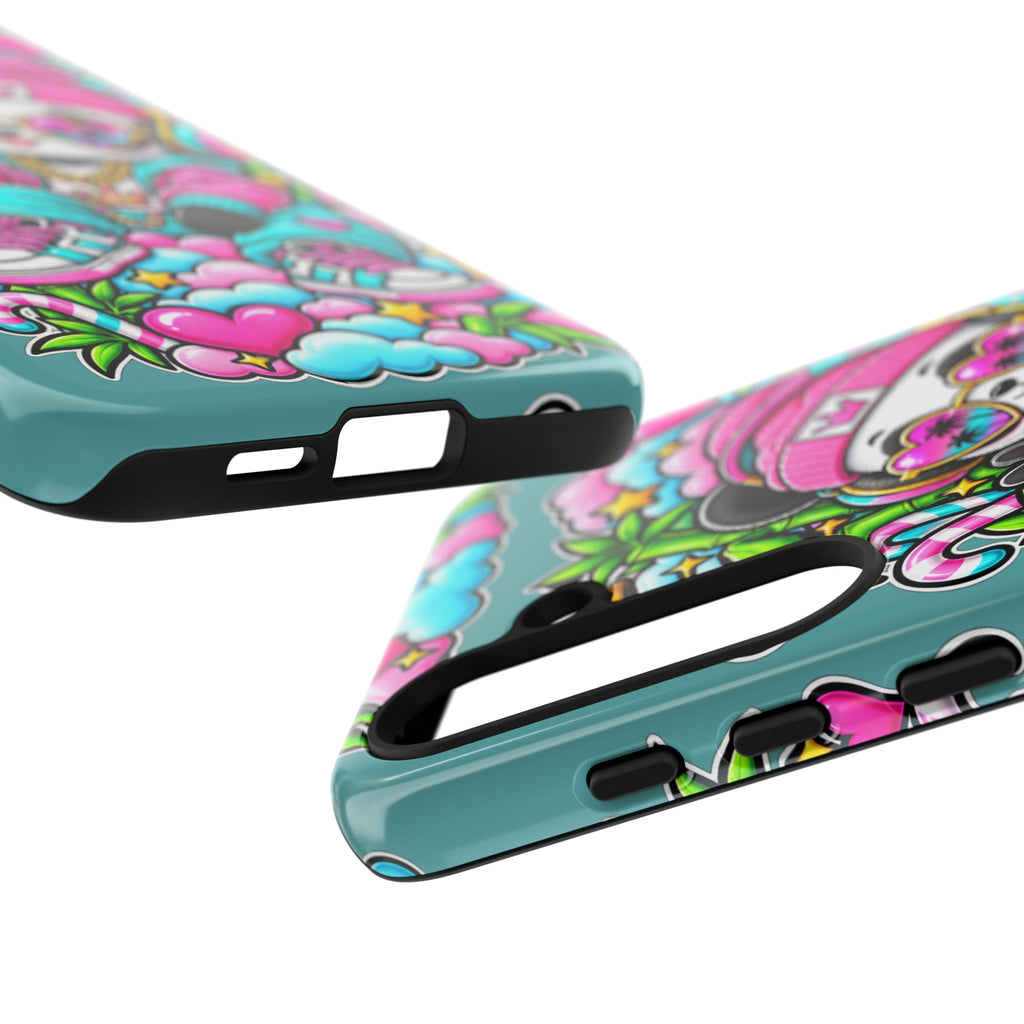 Cute Panda Phone Case Glam Panda Tropical Design