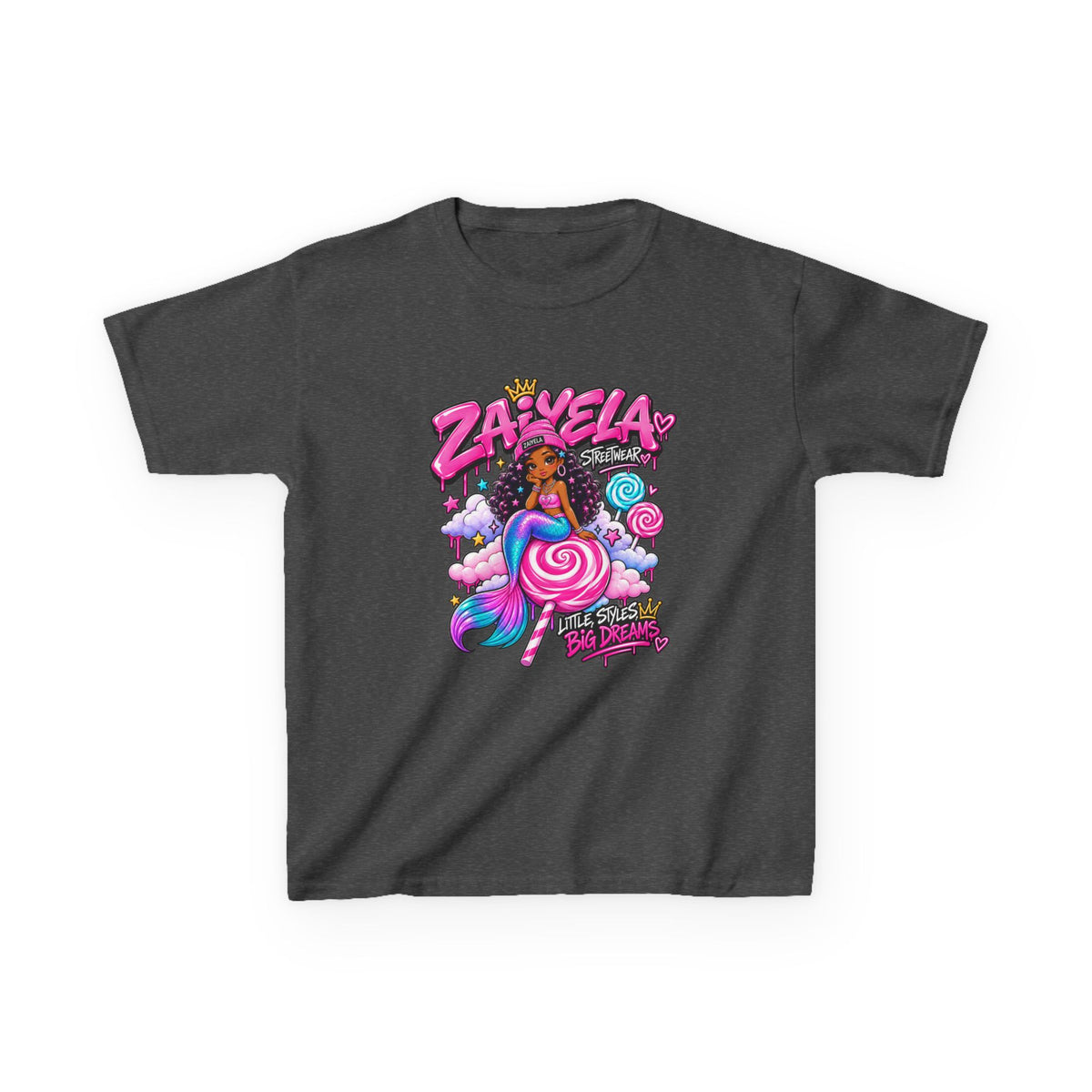 Kids Tee  Zaiyela  Candy Cloud Girl Graphic
