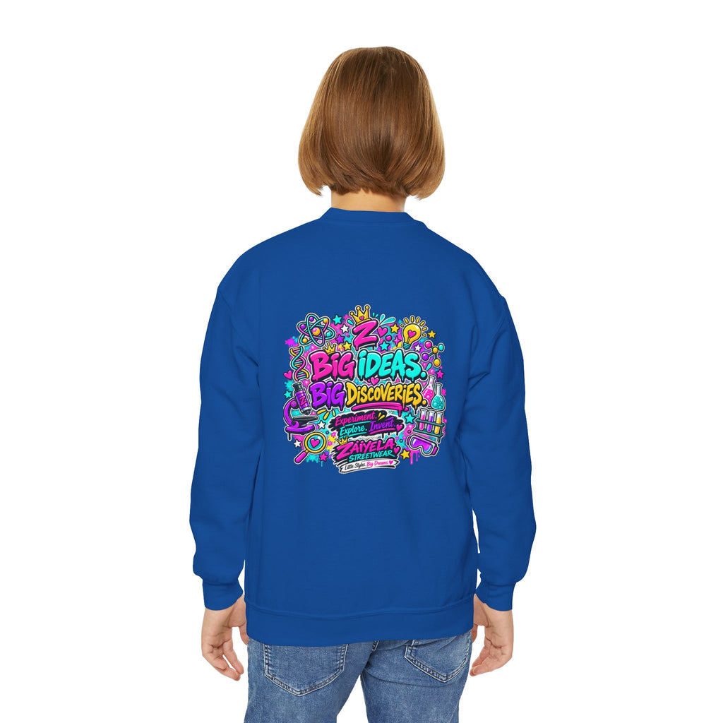 Future Scientist Youth Sweatshirt — Bright STEM Crewneck for Kids