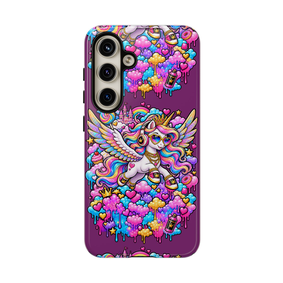 Unicorn Cute Tough Case — Colorful Rainbow Pegasus Phone Case
