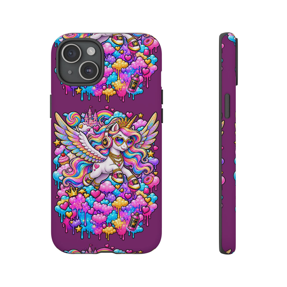 Unicorn Cute Tough Case — Colorful Rainbow Pegasus Phone Case