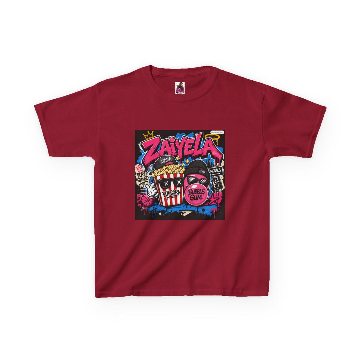 Kids T‑Shirt Big Dreams Inspiring Cartoon Tee for Aspiring Kids
