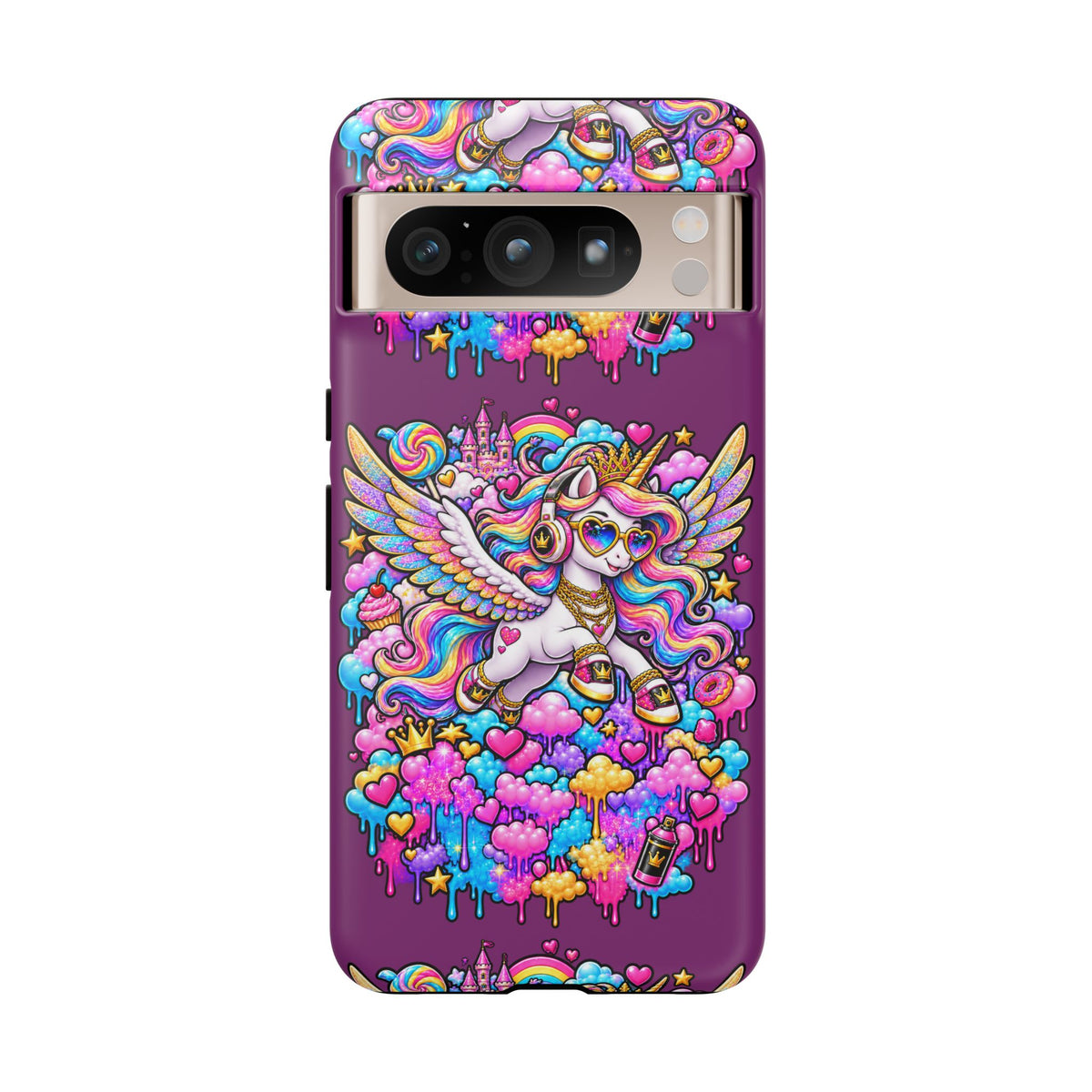 Unicorn Cute Tough Case — Colorful Rainbow Pegasus Phone Case