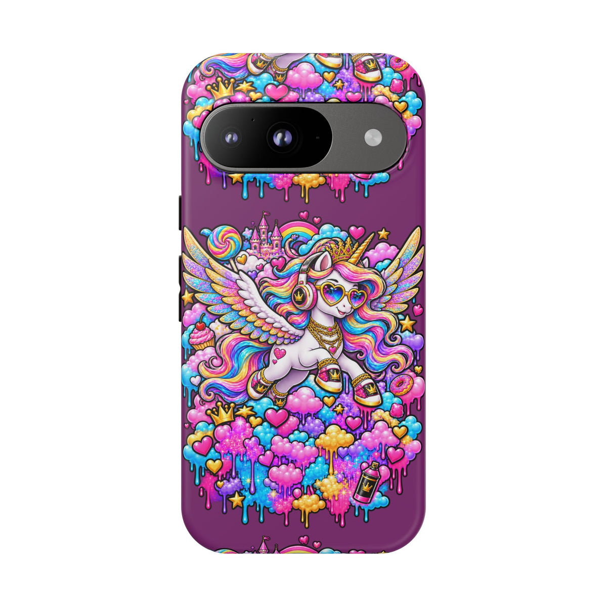 Unicorn Cute Tough Case — Colorful Rainbow Pegasus Phone Case