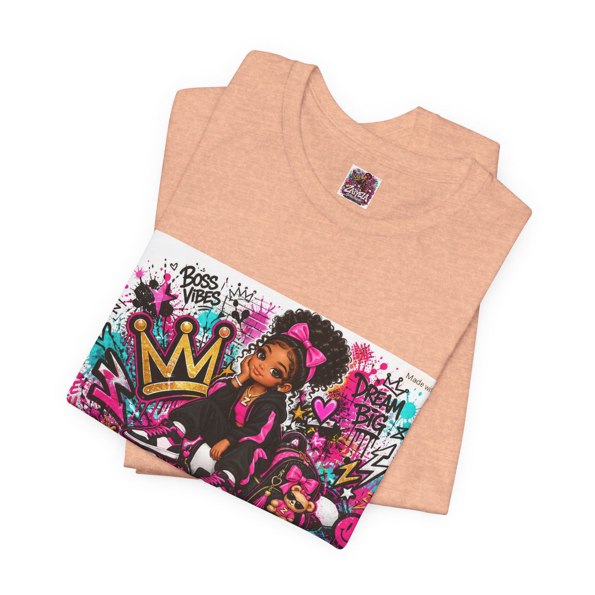 Zaiyela Streetwear Graffiti Tee
