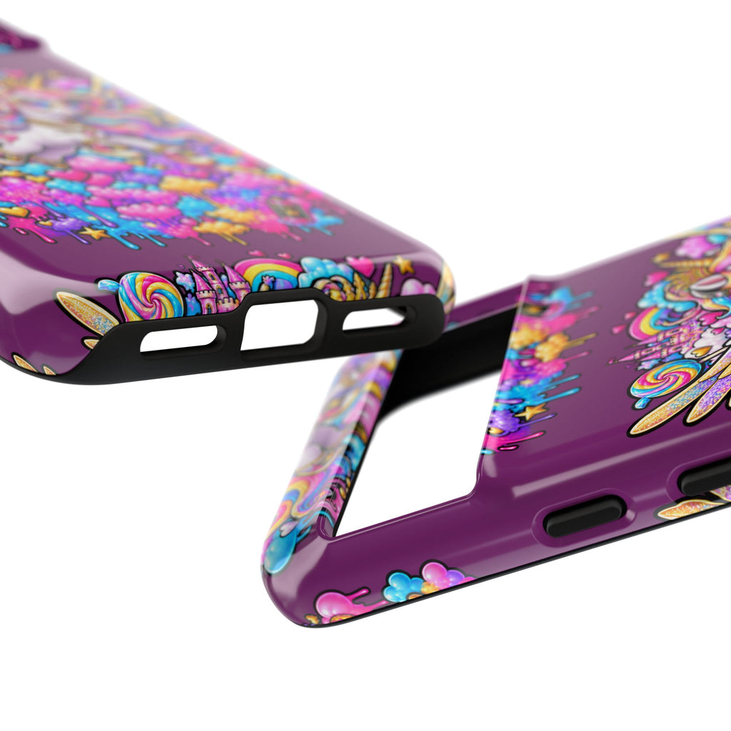 Unicorn Cute Tough Case — Colorful Rainbow Pegasus Phone Case