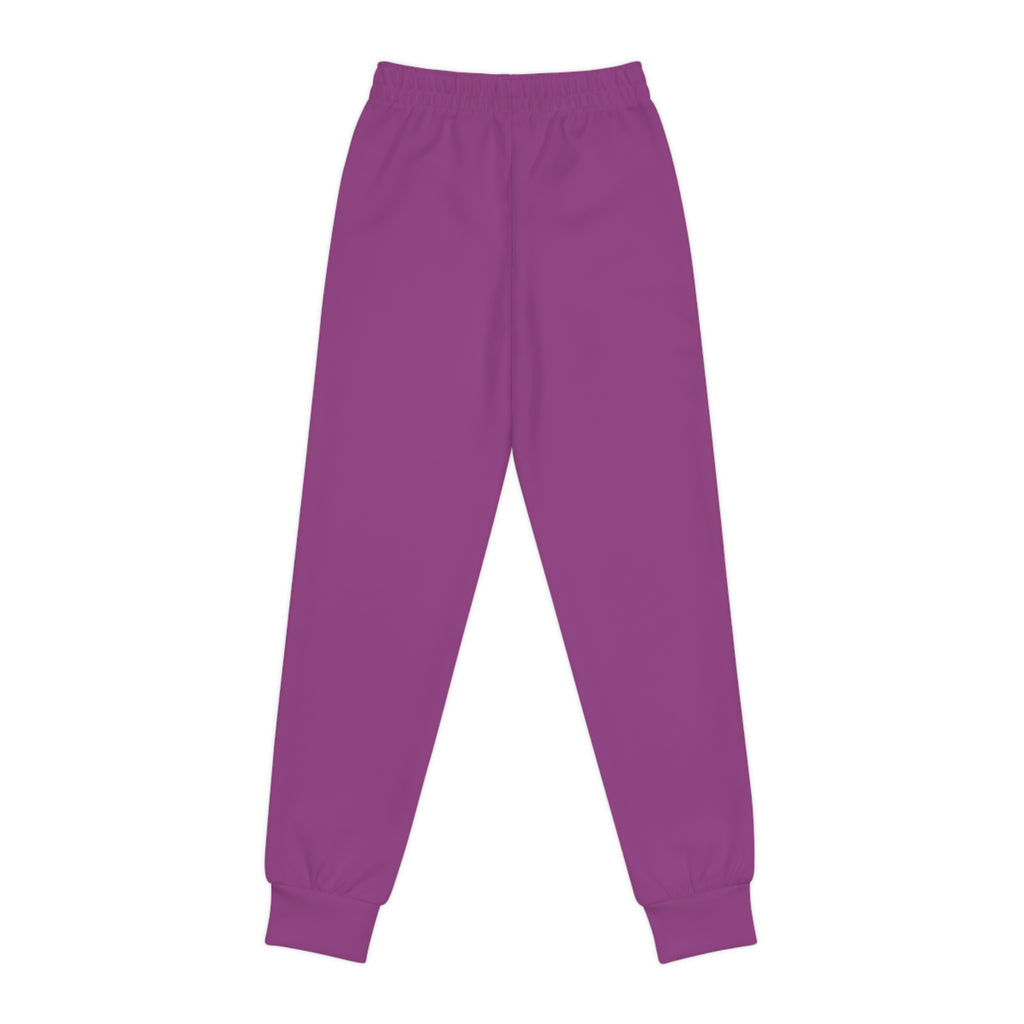 Youth Joggers — Colorful Glam Panda Monster Crew Graphic