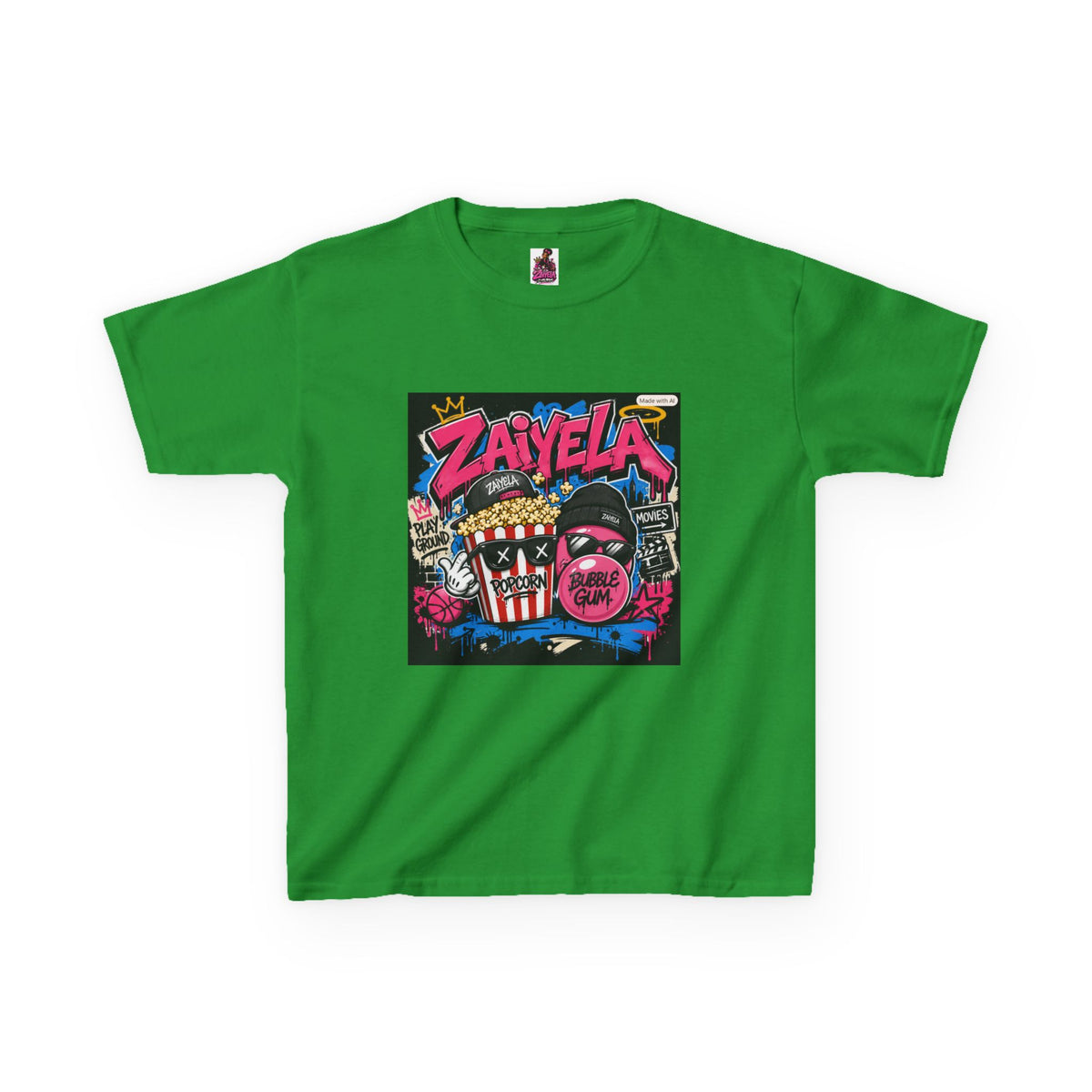 Kids T‑Shirt Big Dreams Inspiring Cartoon Tee for Aspiring Kids