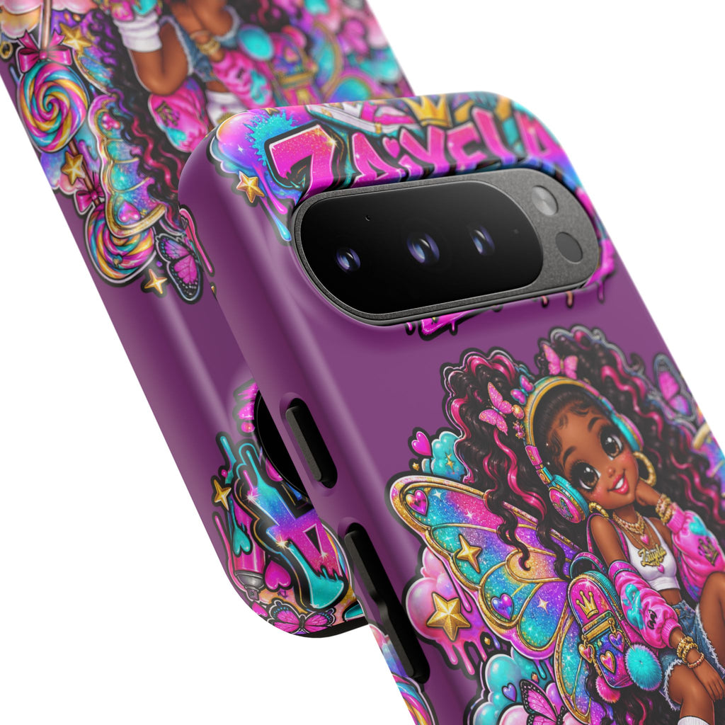 Cute Afro Rainbow Fairy Phone Case Fairy Streetwear Princess Protective Cover