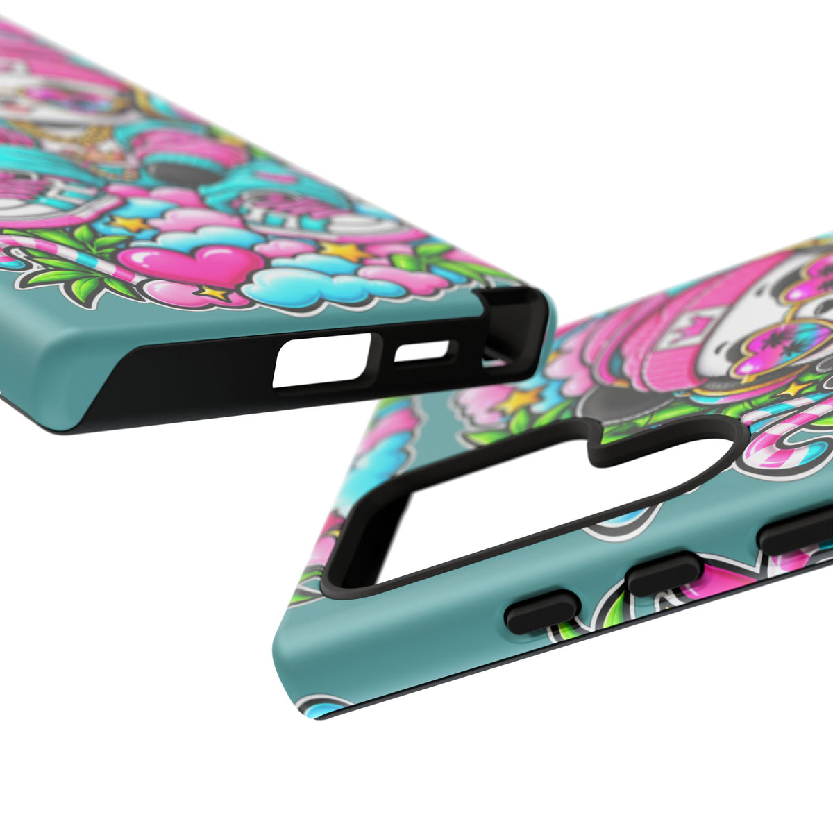 Cute Panda Phone Case Glam Panda Tropical Design