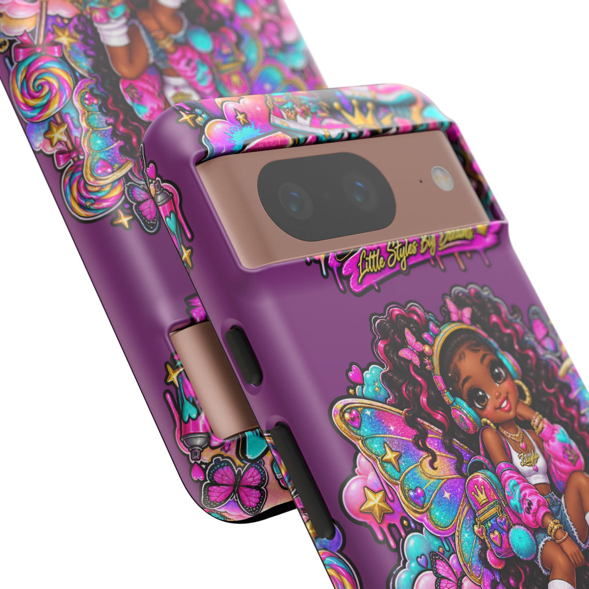 Cute Afro Rainbow Fairy Phone Case Fairy Streetwear Princess Protective Cover