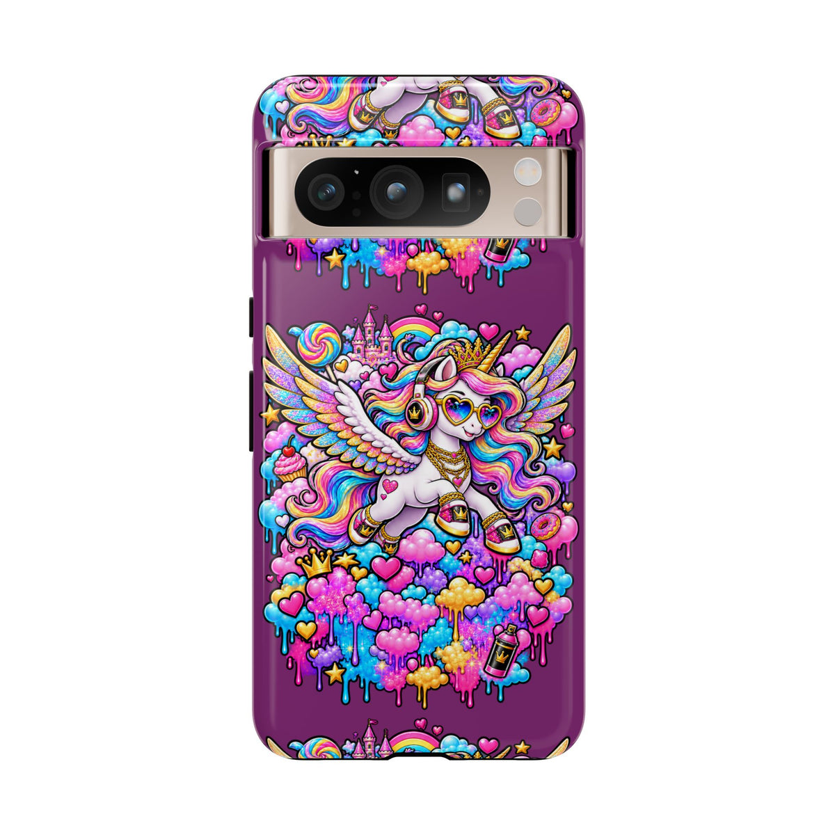 Unicorn Cute Tough Case — Colorful Rainbow Pegasus Phone Case