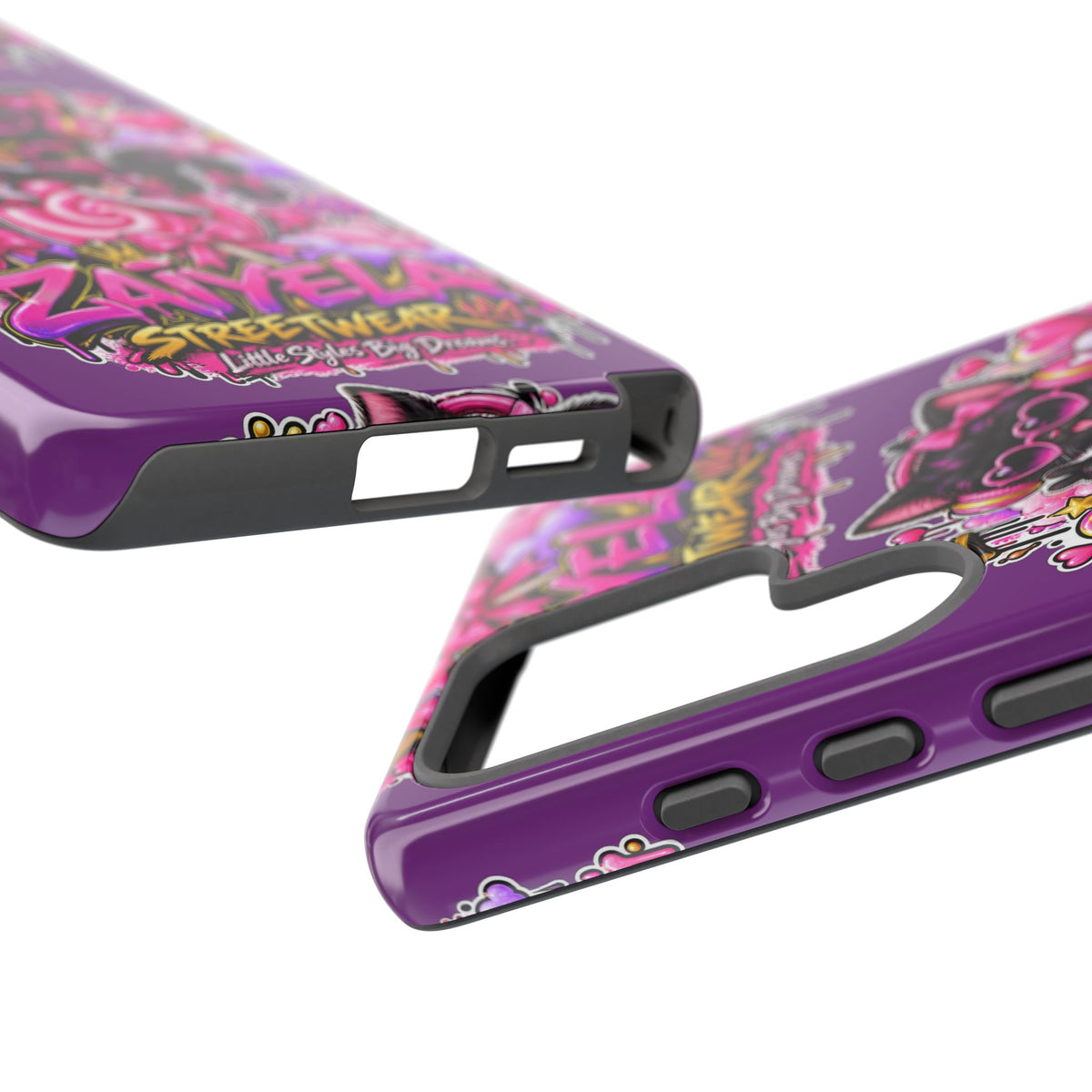 Cute Black Cat Candy Phone Case — Zaiyela Streetwear Magical Kitty