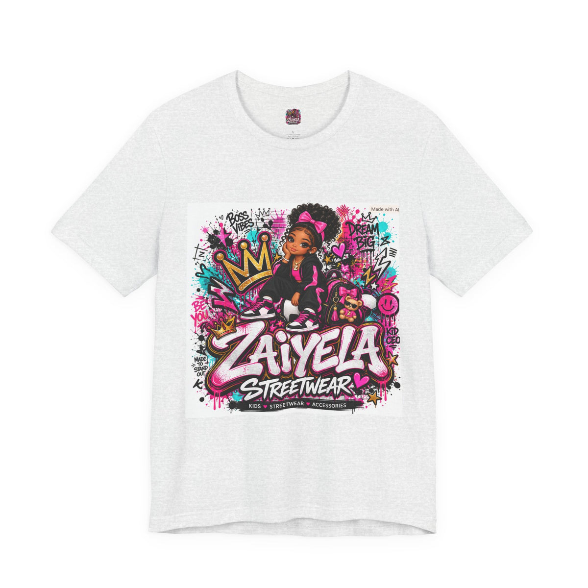 Zaiyela Streetwear Graffiti Tee