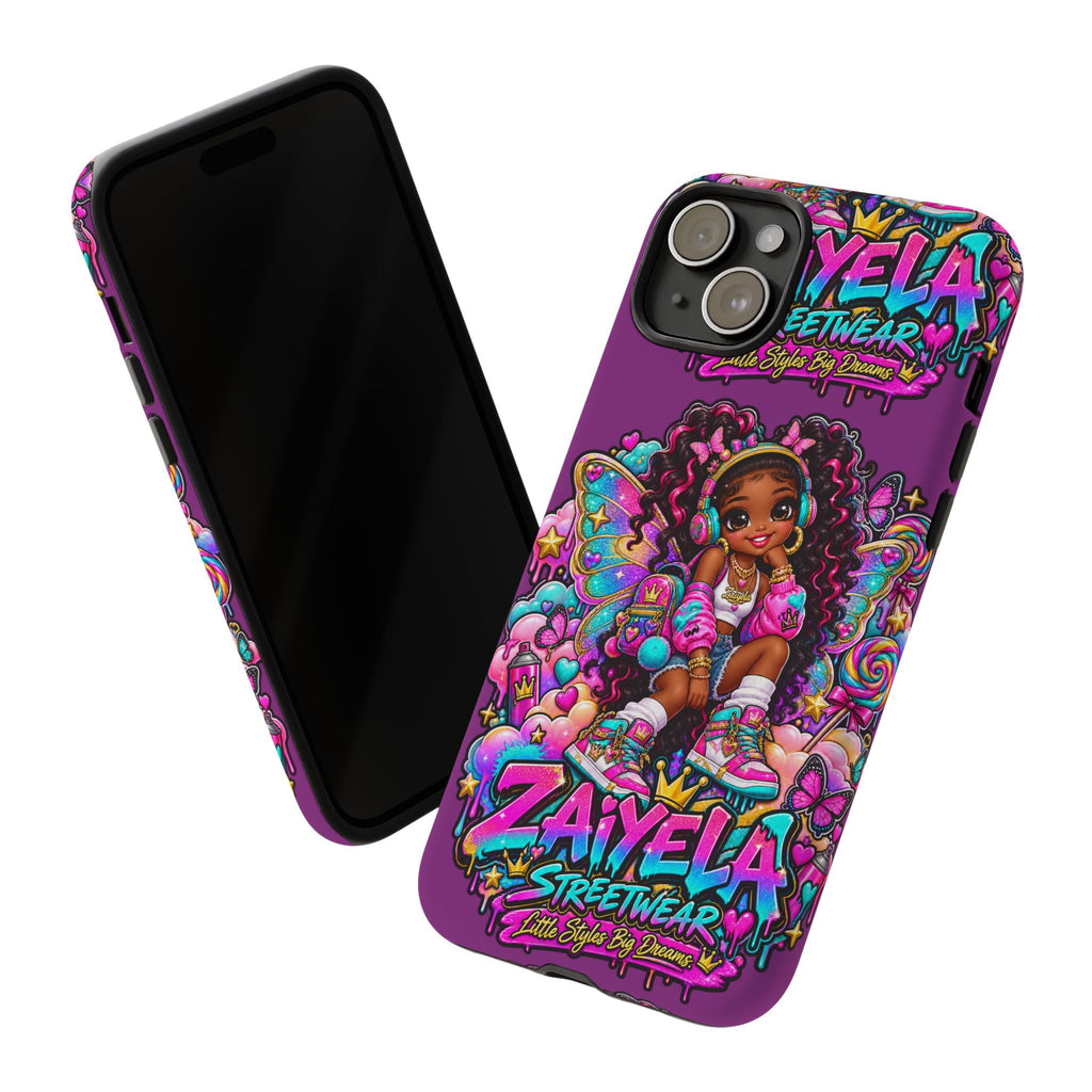 Cute Afro Rainbow Fairy Phone Case Fairy Streetwear Princess Protective Cover