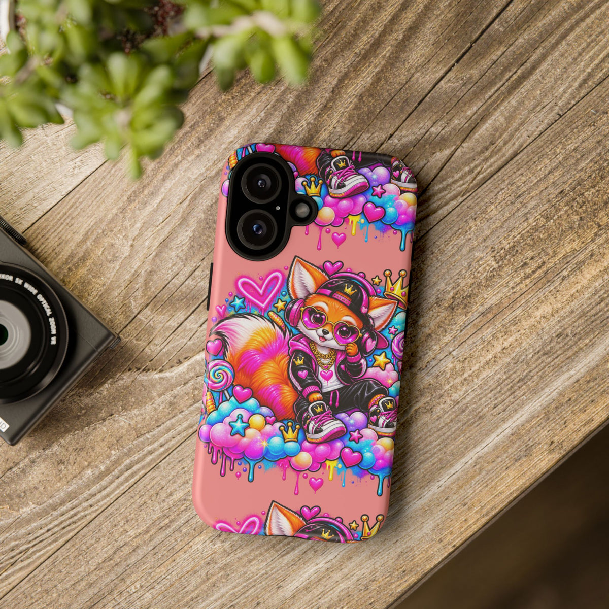 Cute Streetwear Fox Phone Case — Fox Streetwear Star
