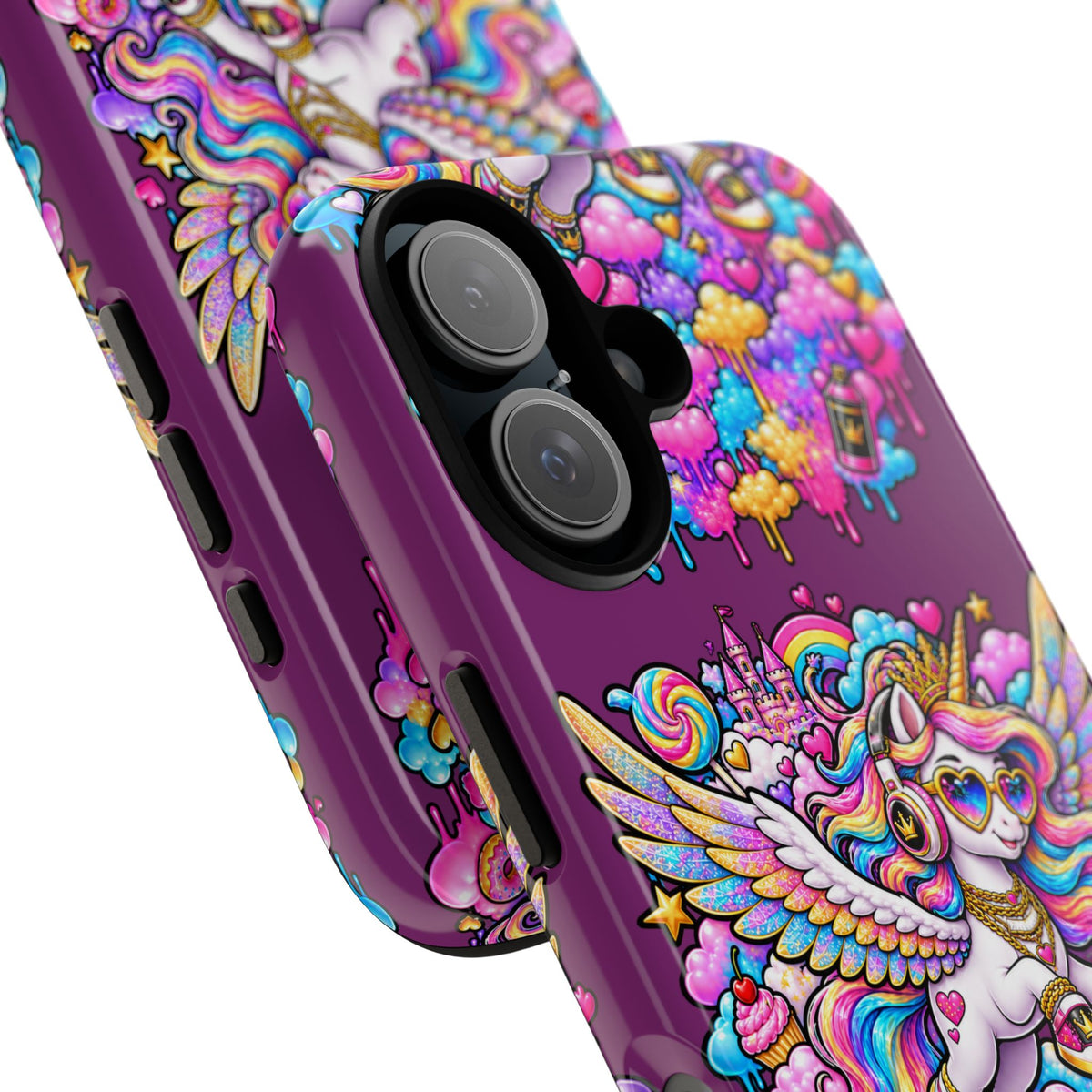 Unicorn Cute Tough Case — Colorful Rainbow Pegasus Phone Case