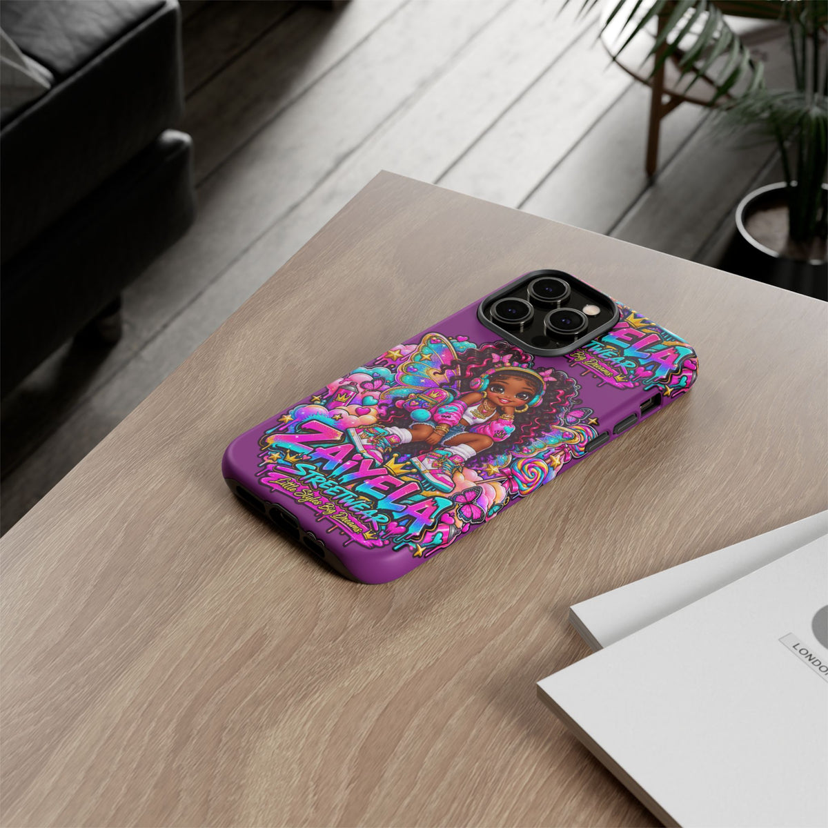 Cute Afro Rainbow Fairy Phone Case Fairy Streetwear Princess Protective Cover