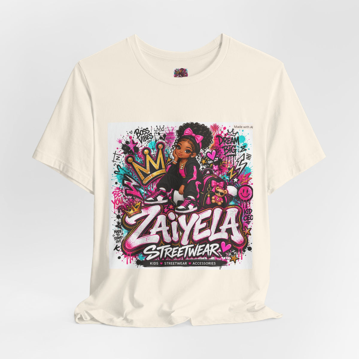 Zaiyela Streetwear Graffiti Tee