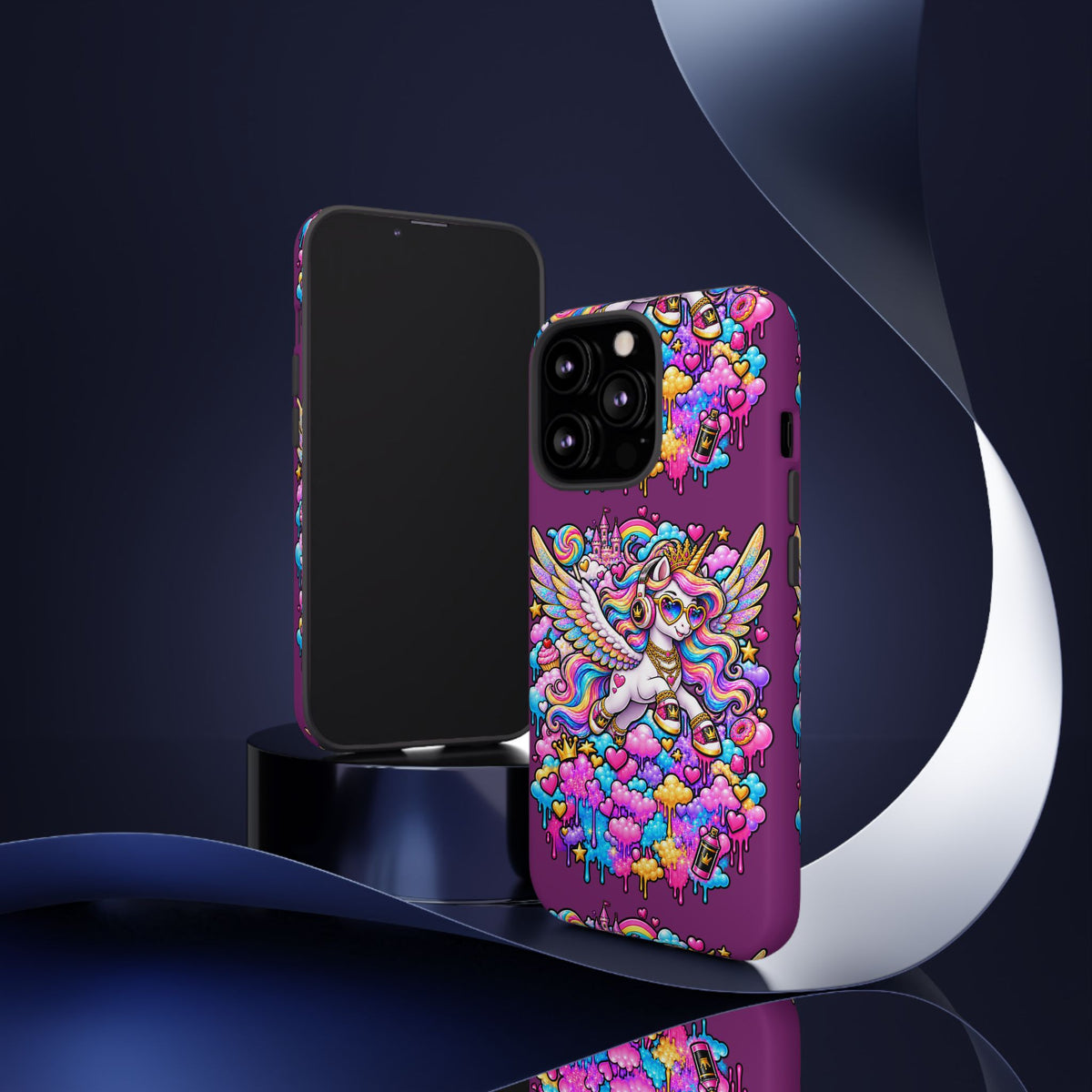 Unicorn Cute Tough Case — Colorful Rainbow Pegasus Phone Case