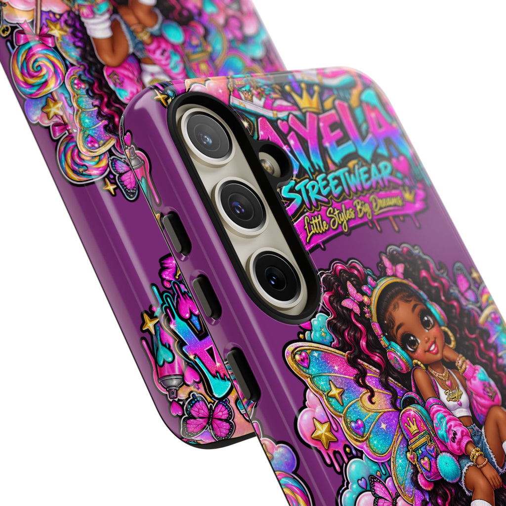 Cute Afro Rainbow Fairy Phone Case Fairy Streetwear Princess Protective Cover