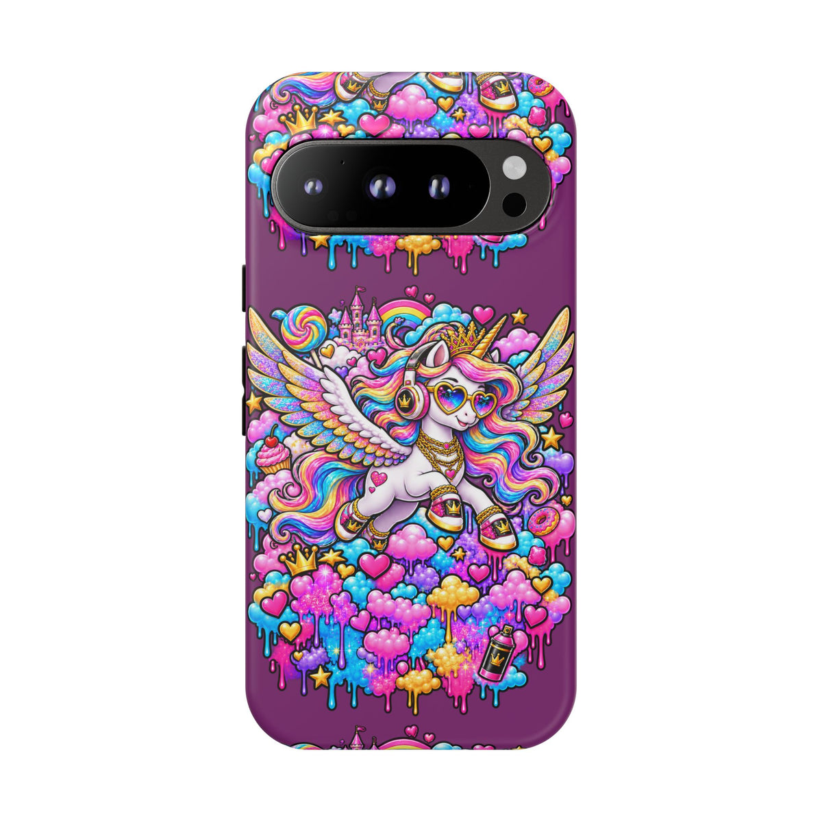 Unicorn Cute Tough Case — Colorful Rainbow Pegasus Phone Case