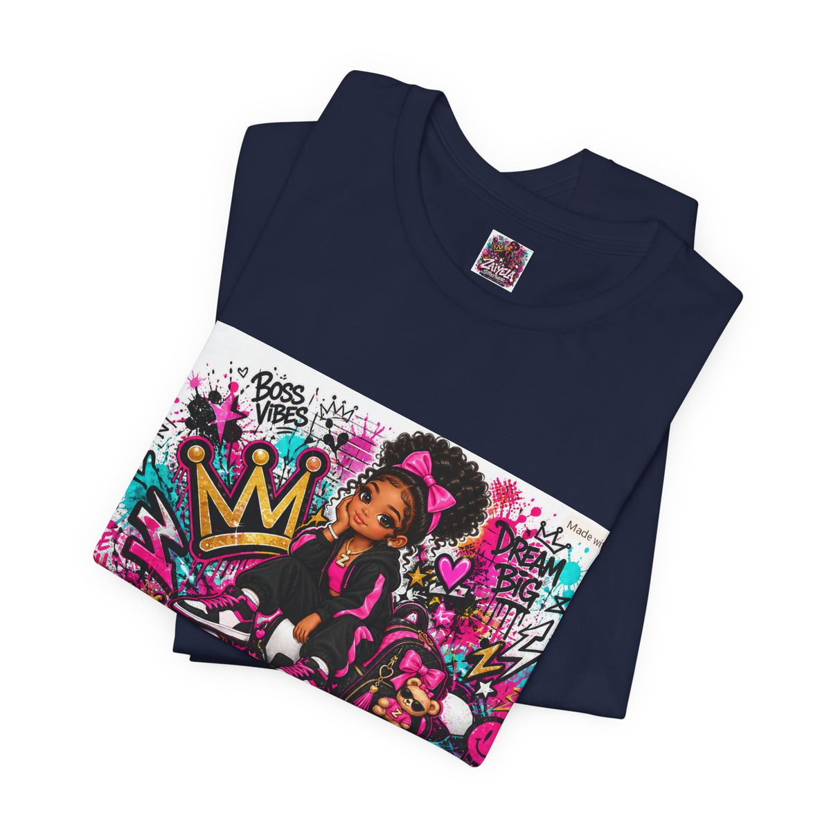Zaiyela Streetwear Graffiti Tee