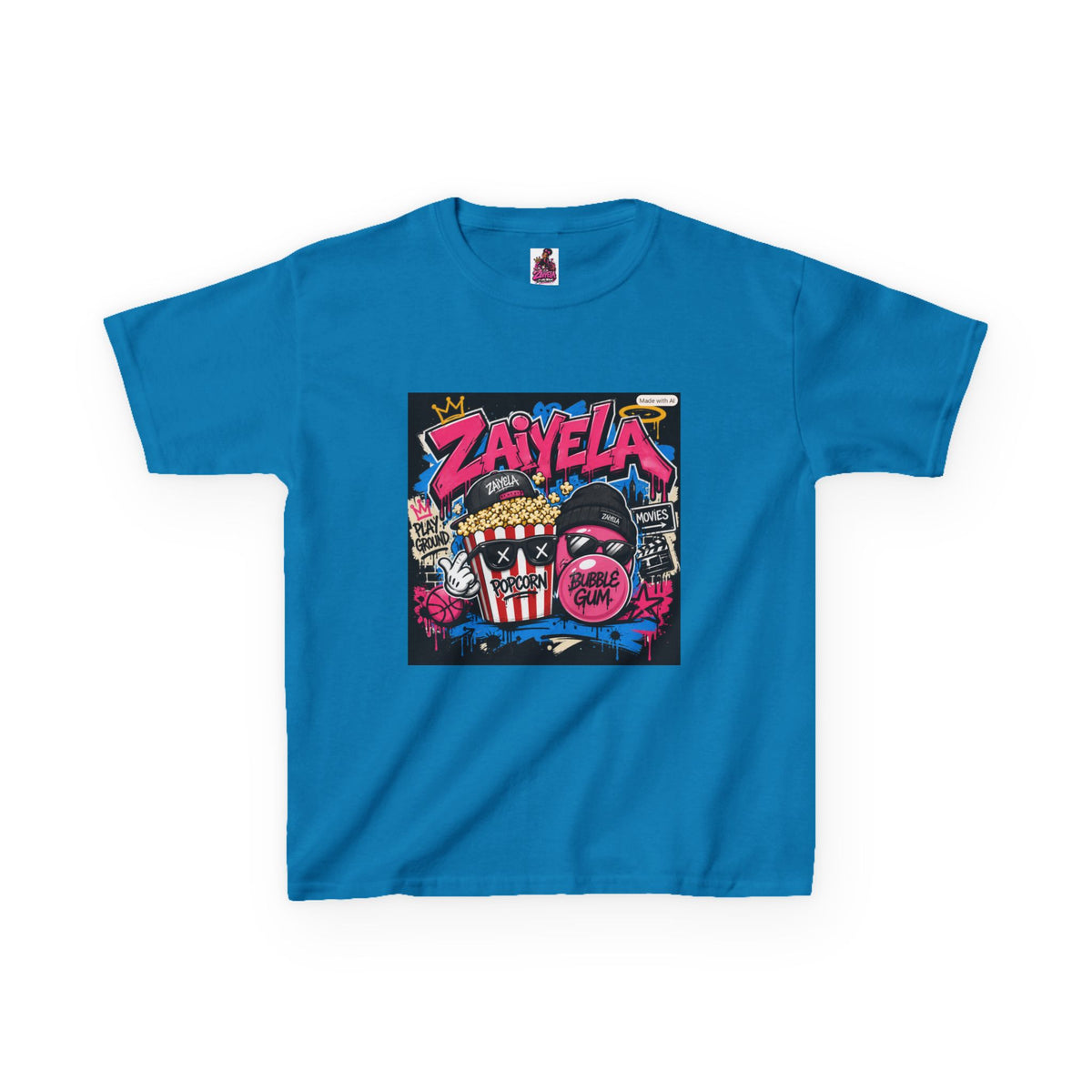 Kids T‑Shirt Big Dreams Inspiring Cartoon Tee for Aspiring Kids