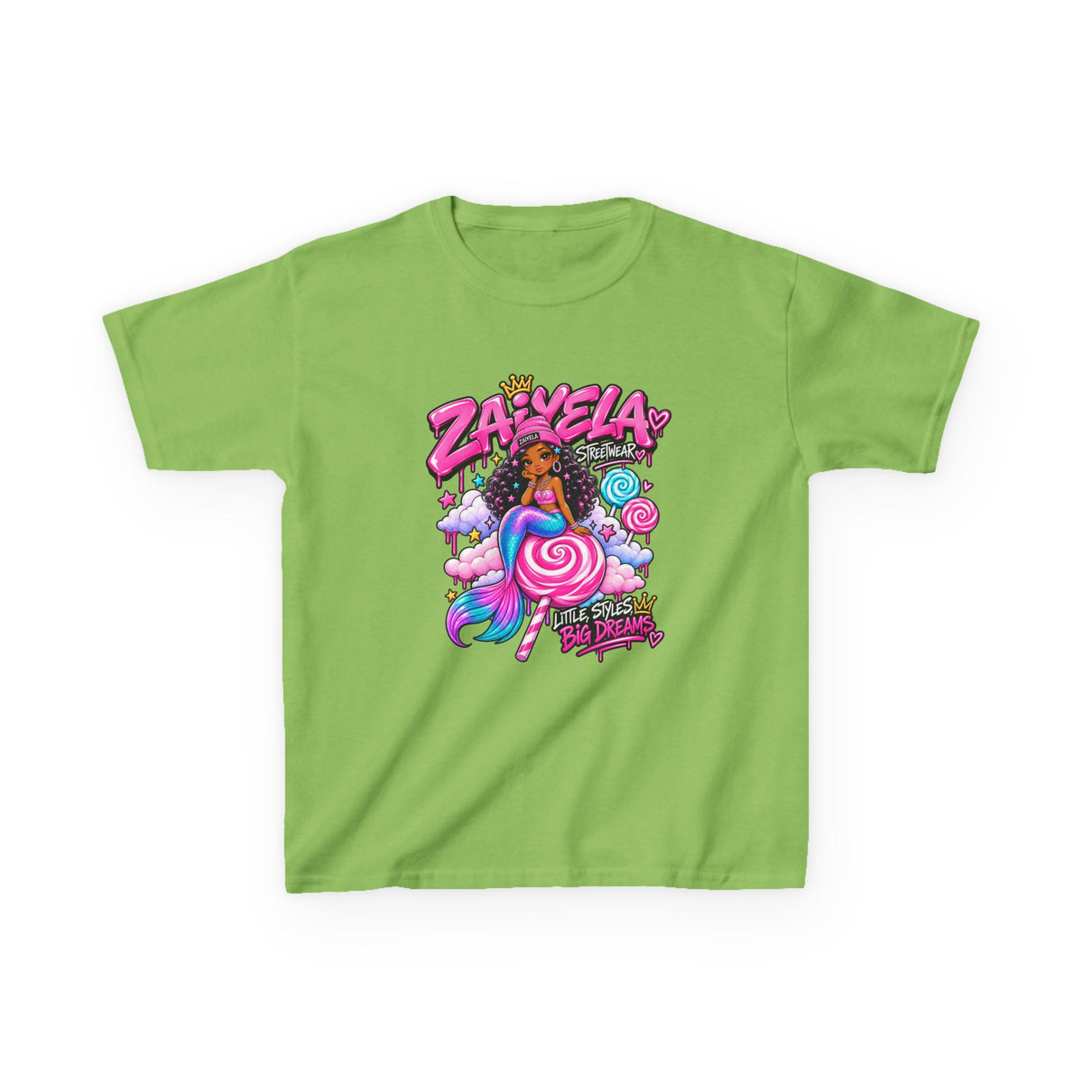 Kids Tee  Zaiyela  Candy Cloud Girl Graphic