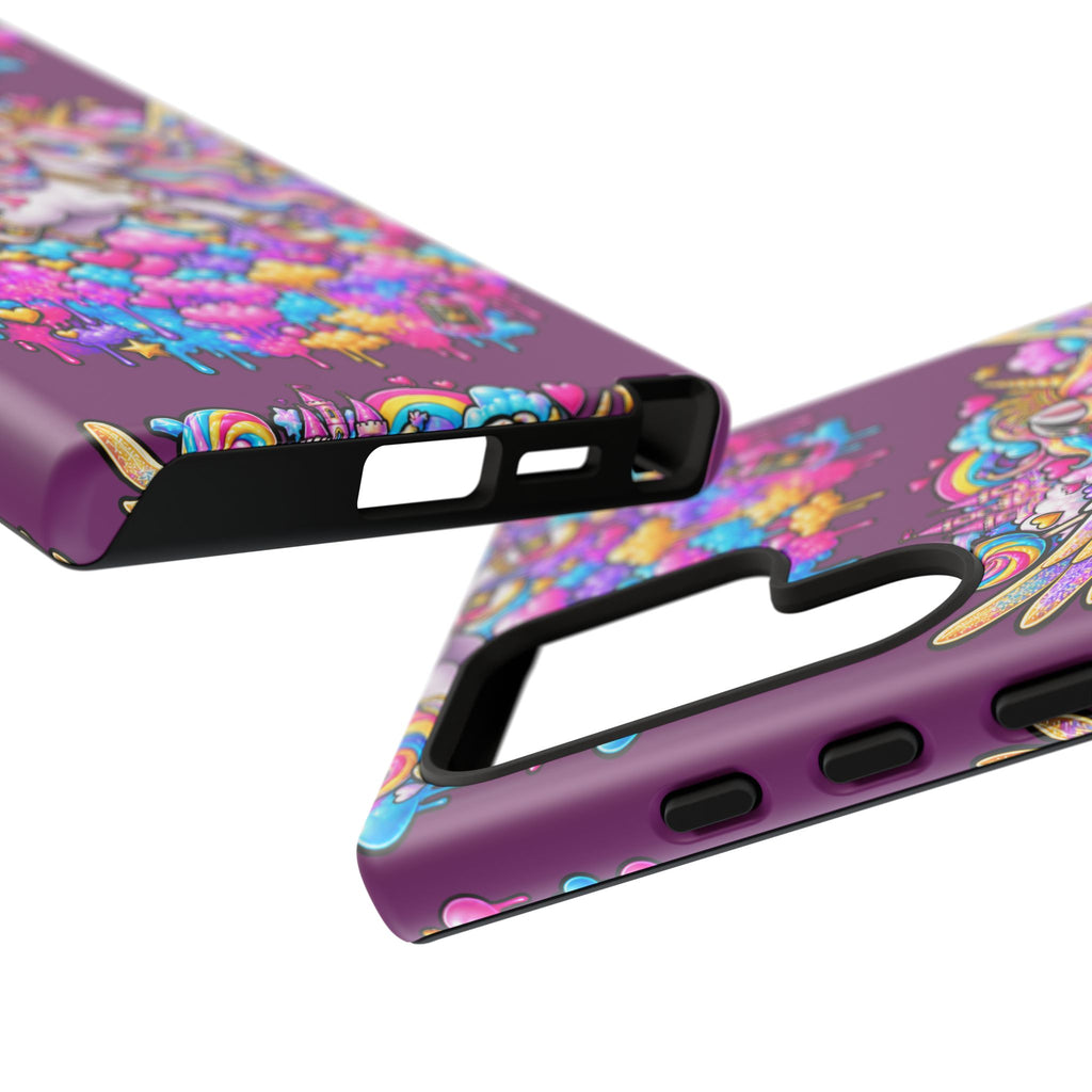 Unicorn Cute Tough Case — Colorful Rainbow Pegasus Phone Case
