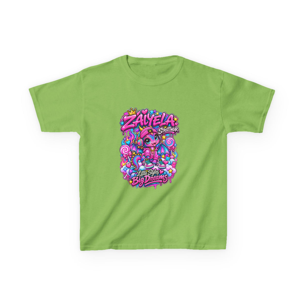 Kids Tee — Colorful Candy Galaxy "Zayelia" Graphic