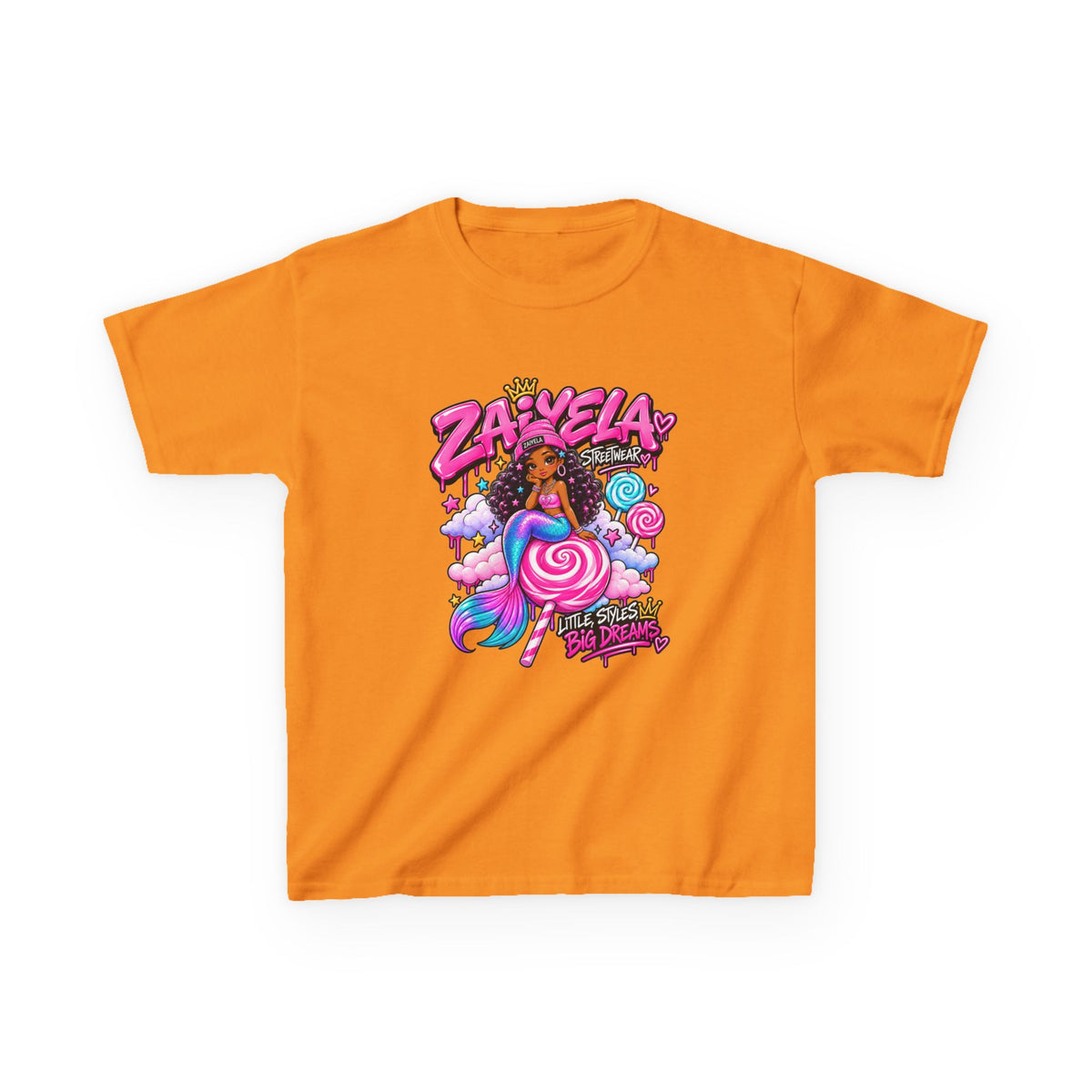 Kids Tee  Zaiyela  Candy Cloud Girl Graphic