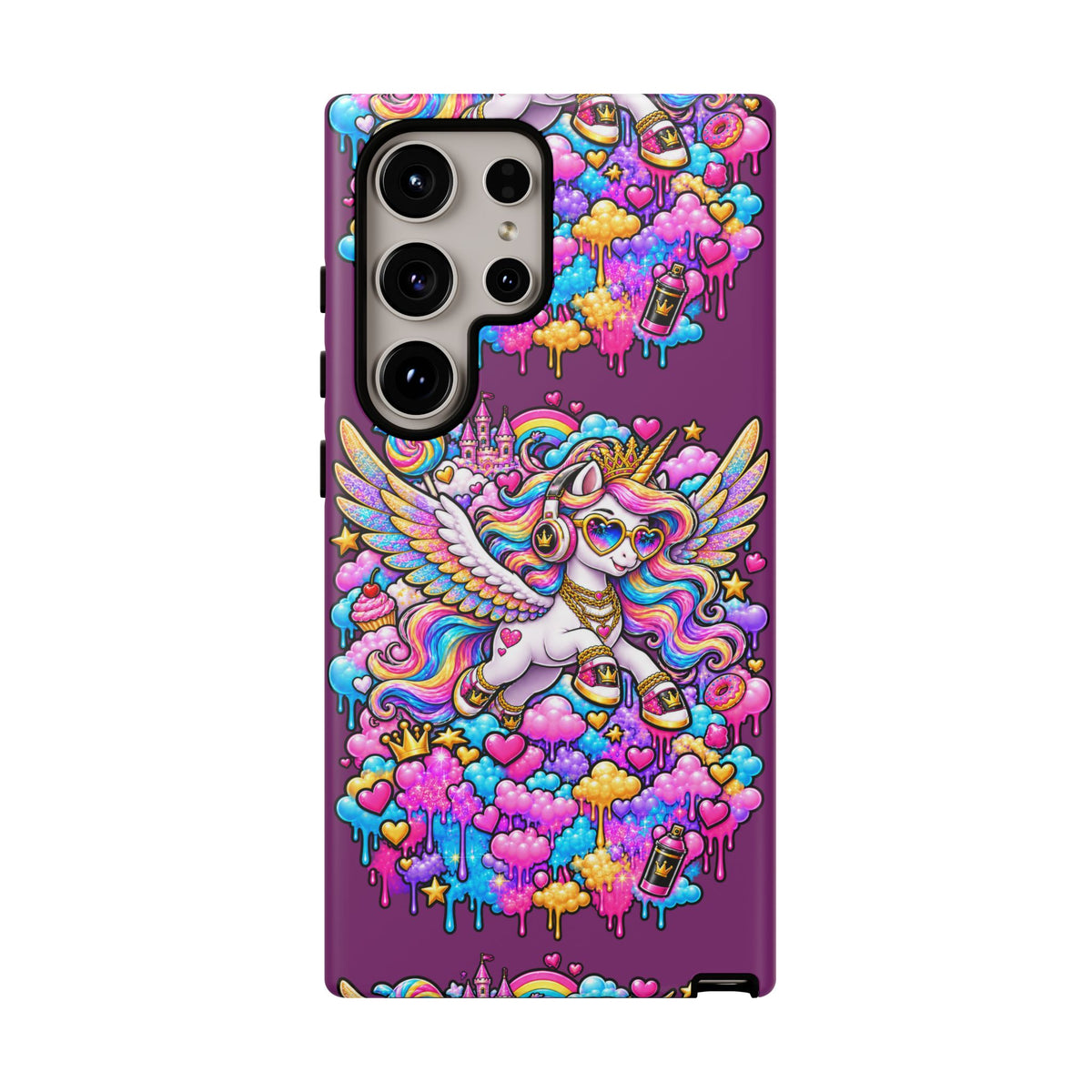 Unicorn Cute Tough Case — Colorful Rainbow Pegasus Phone Case