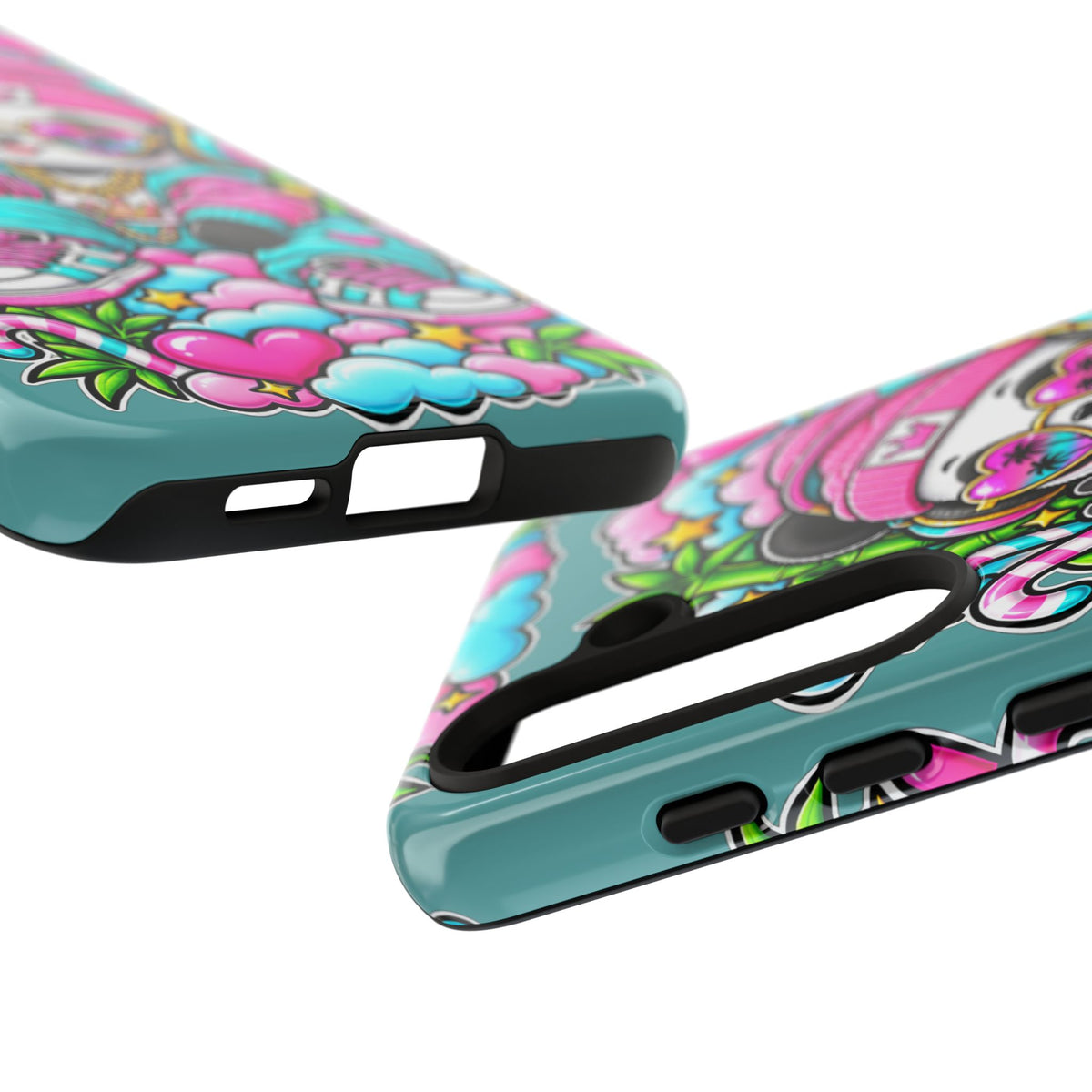 Cute Panda Phone Case Glam Panda Tropical Design