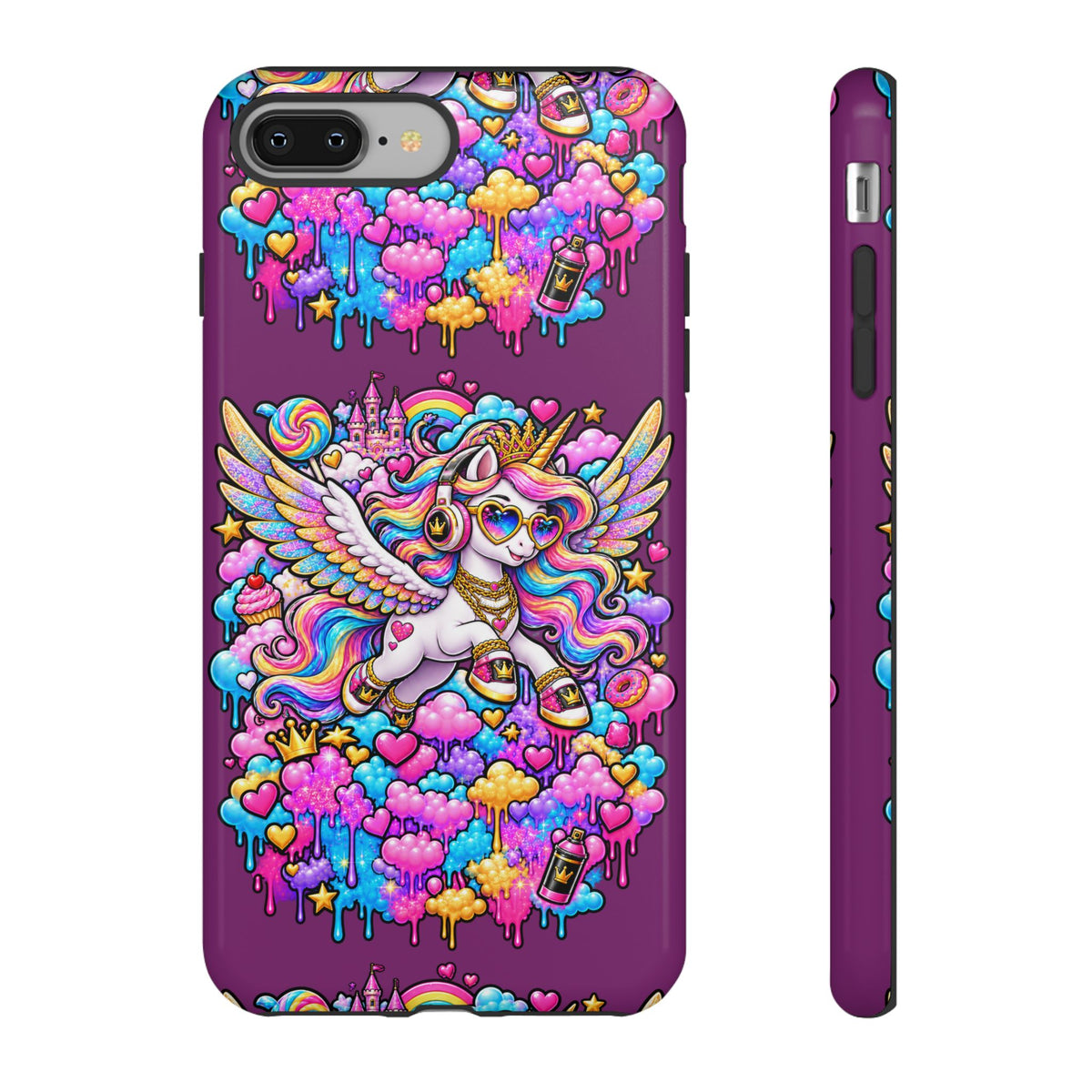 Unicorn Cute Tough Case — Colorful Rainbow Pegasus Phone Case