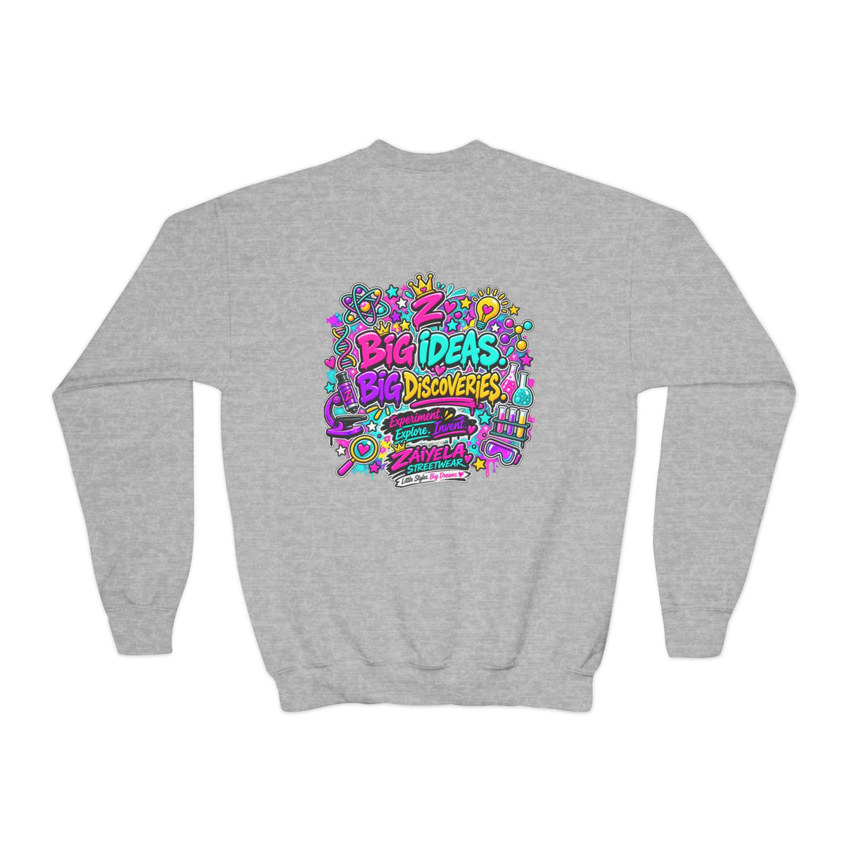 Future Scientist Youth Sweatshirt — Bright STEM Crewneck for Kids