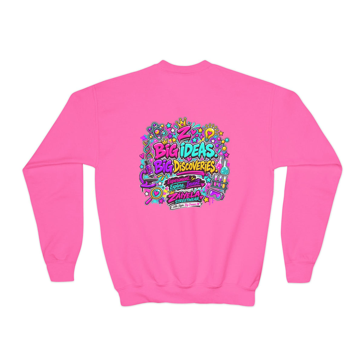 Future Scientist Youth Sweatshirt — Bright STEM Crewneck for Kids