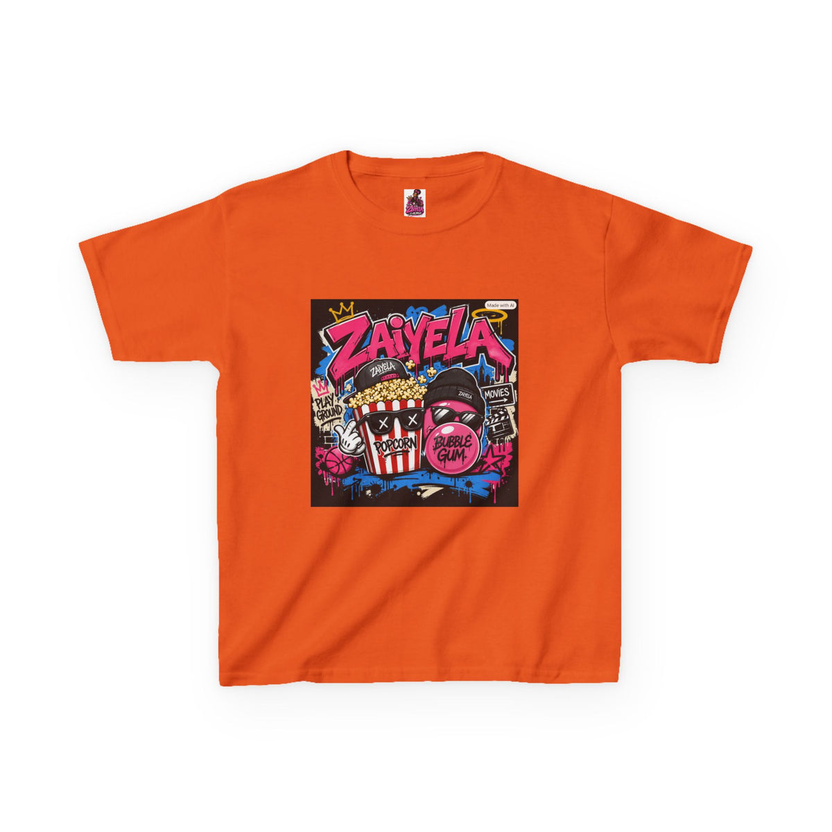 Kids T‑Shirt Big Dreams Inspiring Cartoon Tee for Aspiring Kids