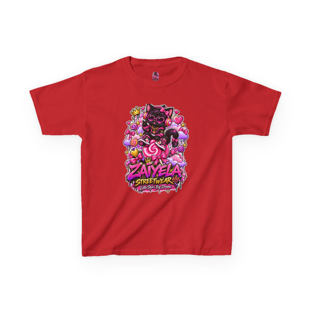 Kids Tee — Zaiyela Streetwear Cute Magical Kitty