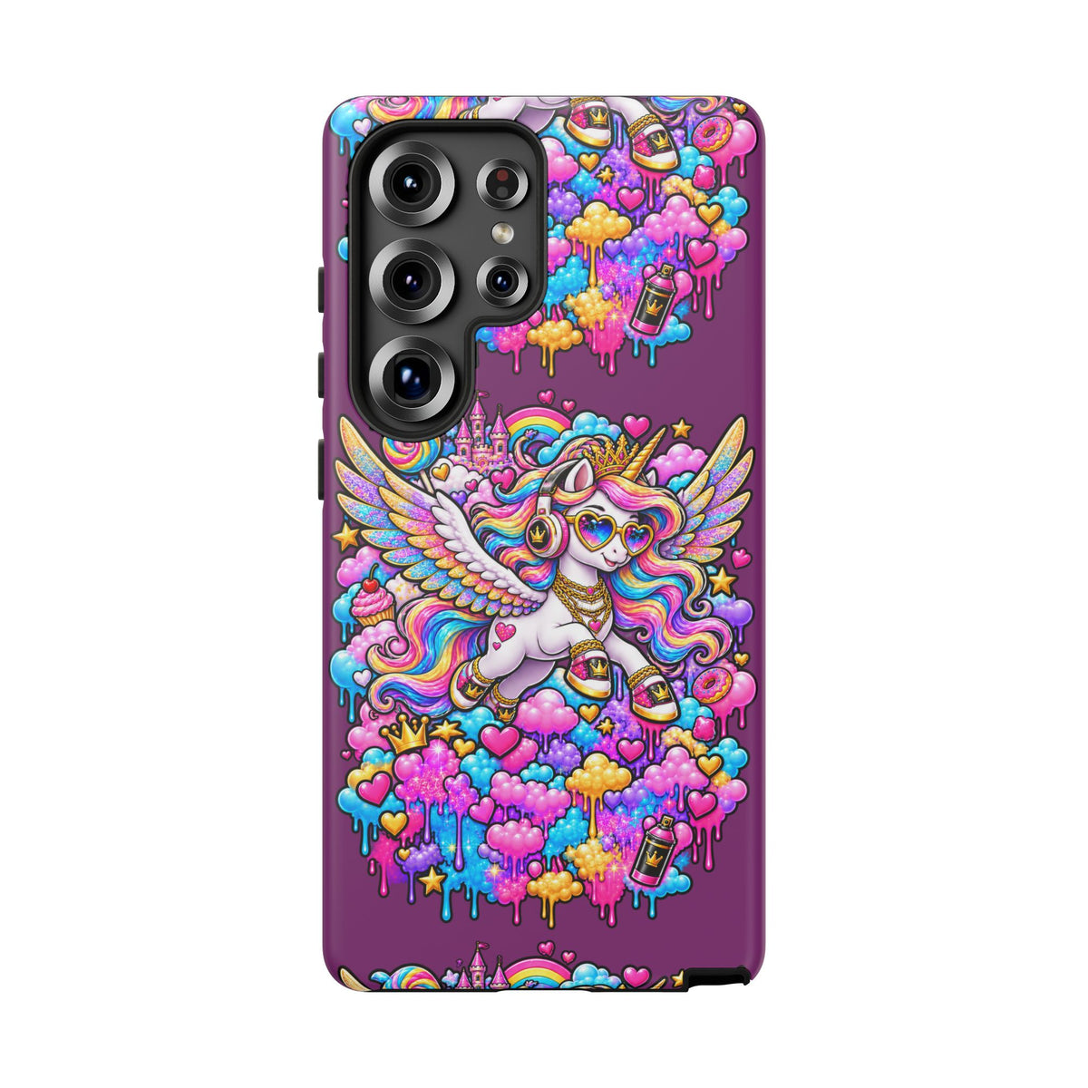 Unicorn Cute Tough Case — Colorful Rainbow Pegasus Phone Case