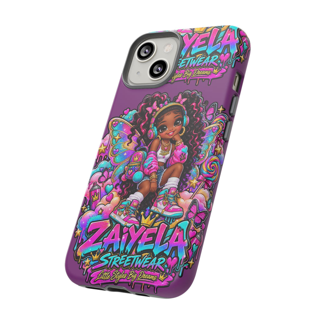 Cute Afro Rainbow Fairy Phone Case Fairy Streetwear Princess Protective Cover
