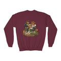 Youth Crewneck Sweatshirt - Vintage Teddy Bear Family Graphic