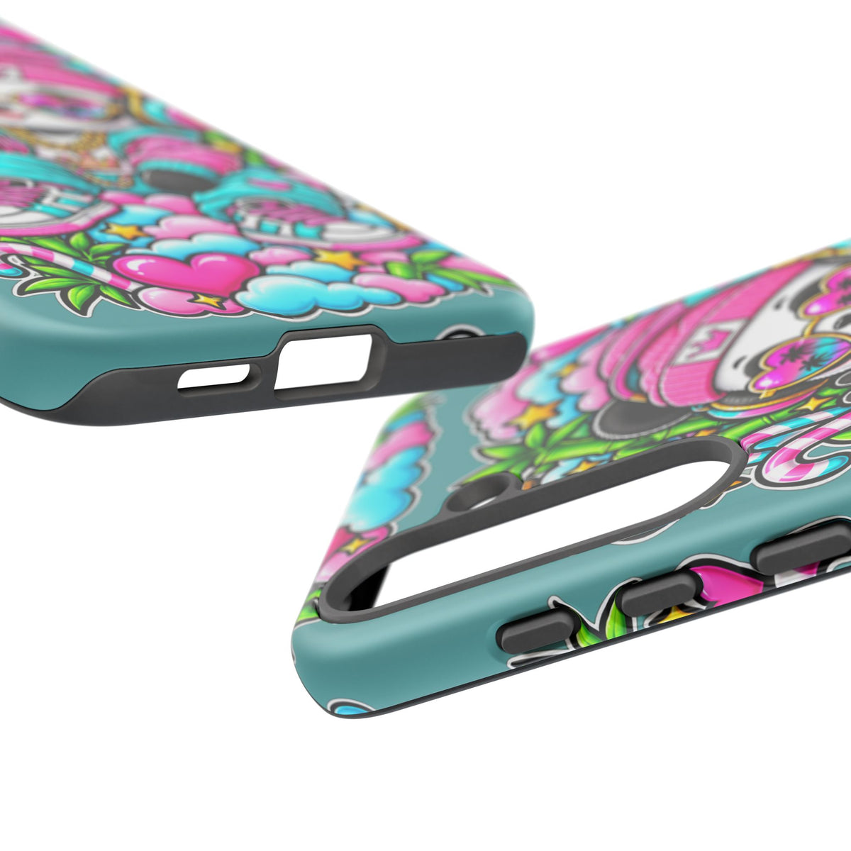 Cute Panda Phone Case Glam Panda Tropical Design