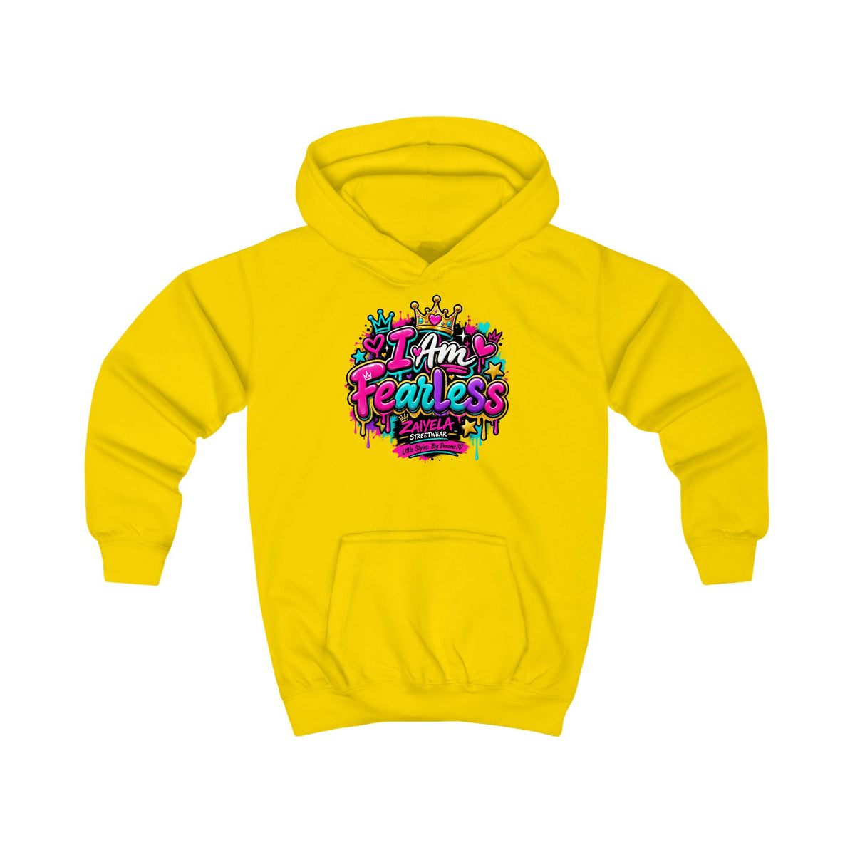 Kids Hoodie I am Fearless