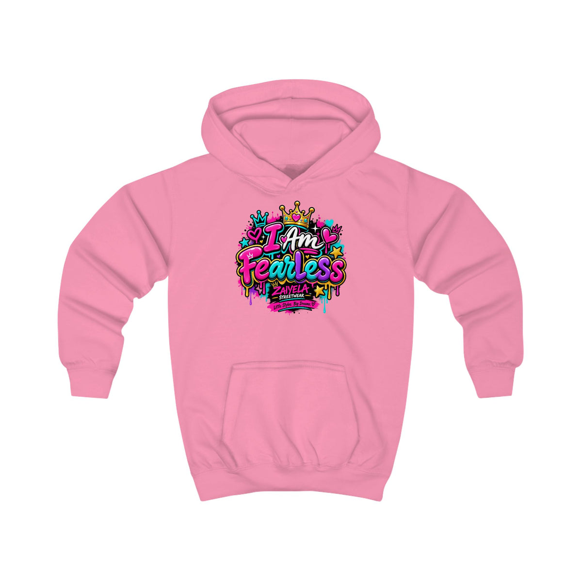 Kids Hoodie I am Fearless