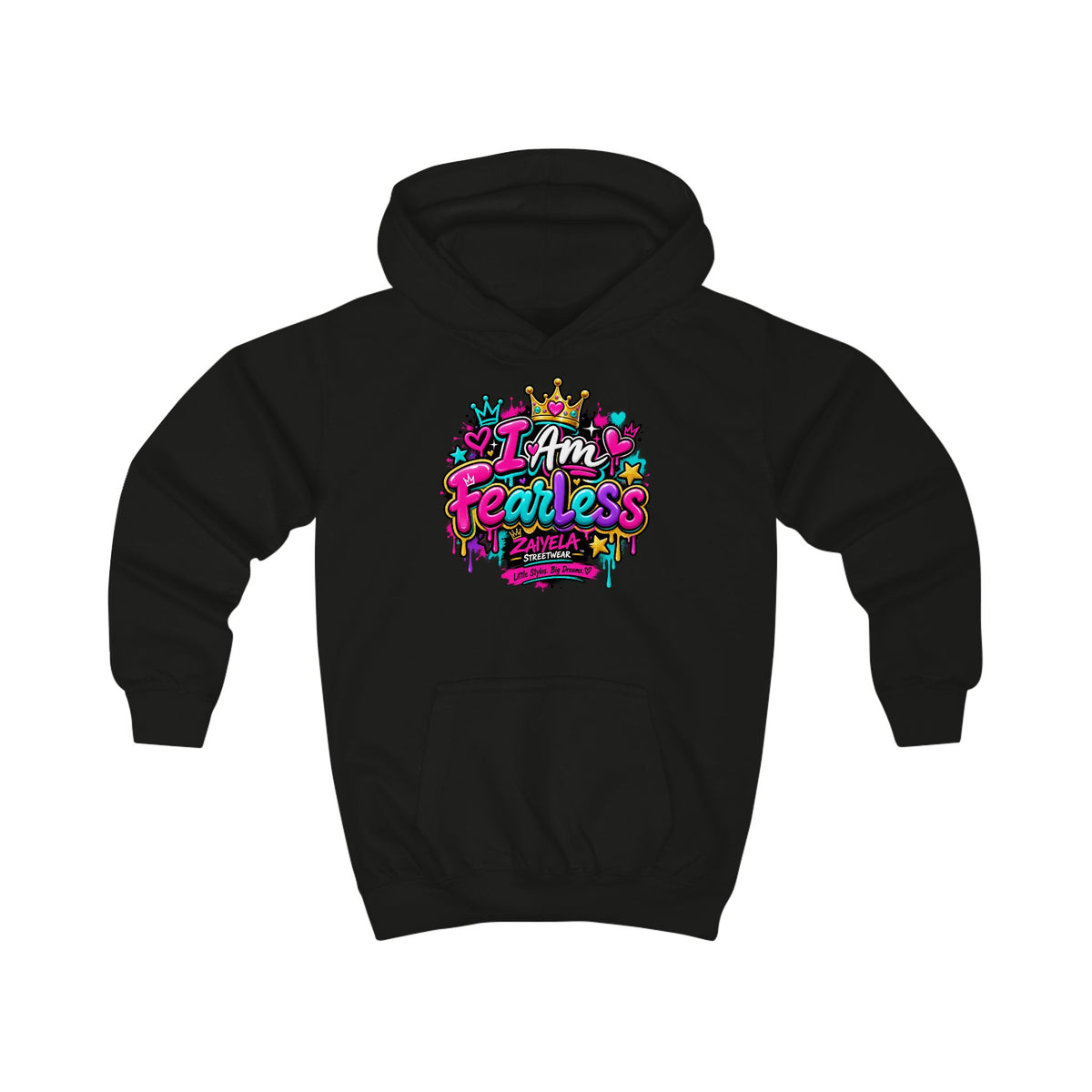 Kids Hoodie I am Fearless