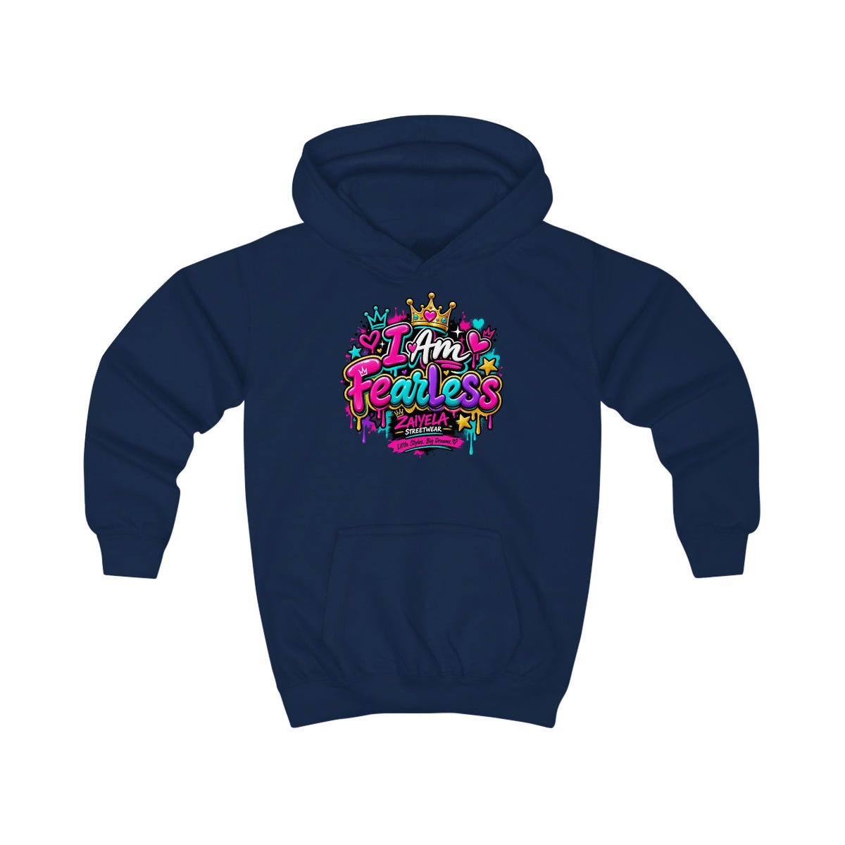 Kids Hoodie I am Fearless